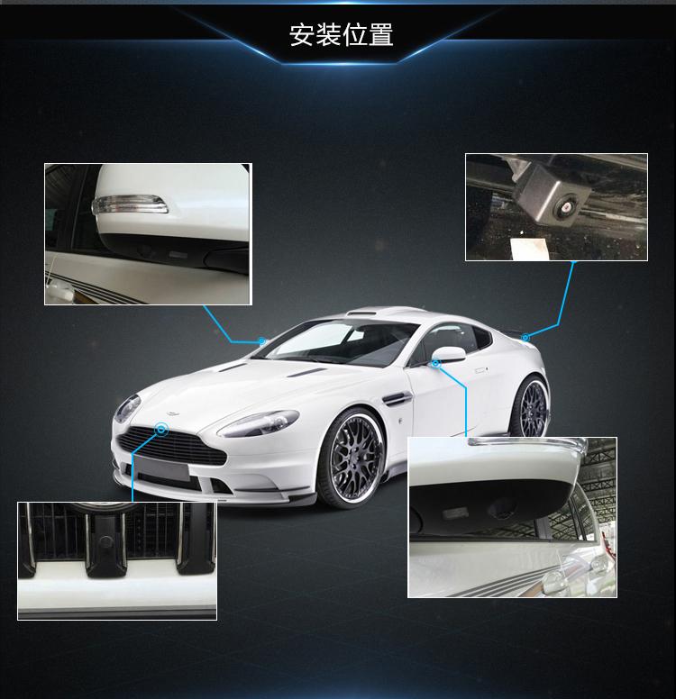 360 Degree Panoramic Advanced Around View Monitoring System Car Camera Recorder DVR